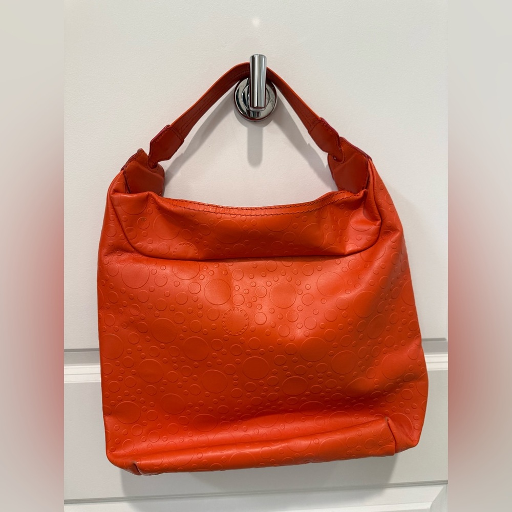 Rare Marc by Marc Jacobs Embossed Coral Leather Hobo Bag – High-Quality, Vintage - Picture 13 of 16